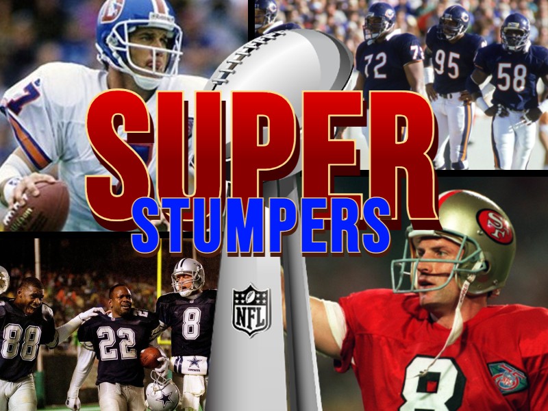 Super Bowl Trivia Stumpers